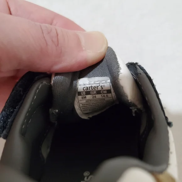 ♦️3/25♦️Carter's Toddler Sneakers Size 8 - Picture 7 of 7